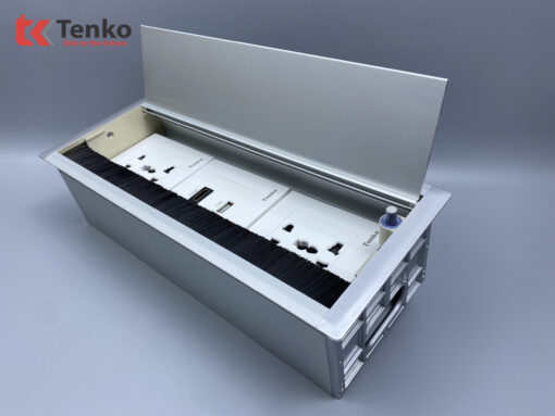 Hộp Điện Âm Bàn Họp Tenko TK-AB3S-04 Bạc