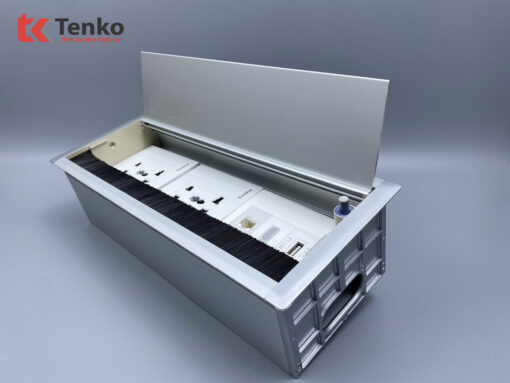 Hộp Điện Âm Bàn Họp Tenko TK-AB3S-06 Bạc