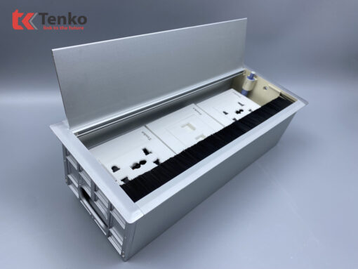 Hộp Điện Âm Bàn Họp Tenko TK-AB3S-07 Bạc