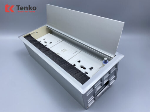 Hộp Điện Âm Bàn Họp Tenko TK-AB3S-07 Bạc