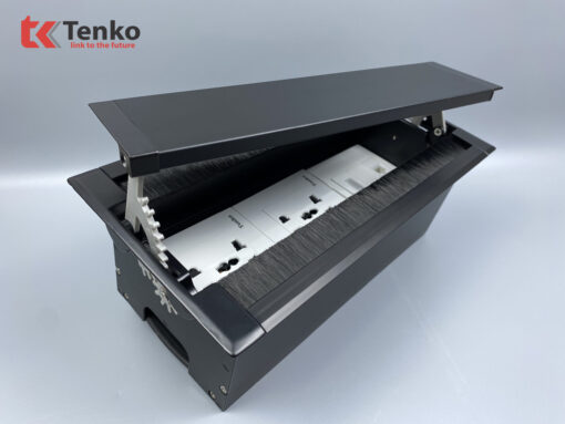 Hộp Điện Âm Bàn Mở 2 Chiều Tenko TK-HC3S-05 Đen