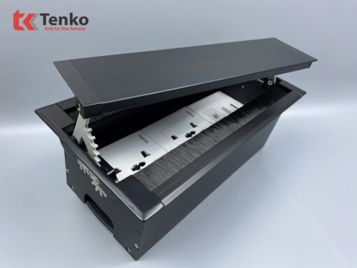 Hộp Điện Âm Bàn Mở 2 Chiều Tenko TK-HC3S-06 Đen