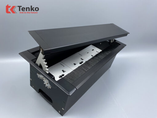 Hộp Điện Âm Bàn Mở 2 Chiều TK-HC3S-02 Đen