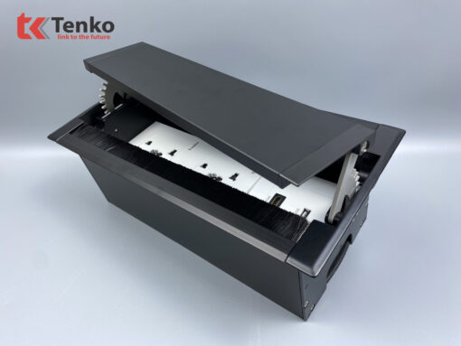 Hộp Điện Âm Bàn Mở 2 Chiều TK-HC3S-03 Đen