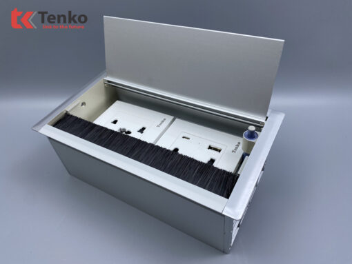 Hộp Điện Âm Bàn TK-AB2S-02 Màu Bạc