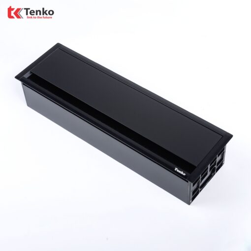 Hộp Điện Nhôm Âm Bàn Họp Tenko TK-AB4S Đen