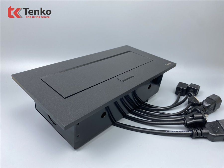 Hộp Ổ Cắm Điện Âm Bàn Họp Tenko TK-AS02DN