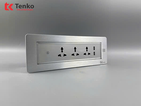 Hộp Ổ Cắm Điện Âm Bàn Tenko TK-HX6