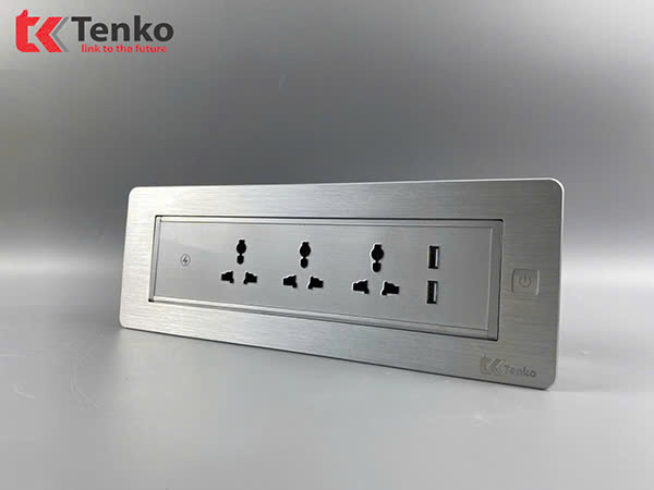 Hộp Ổ Cắm Điện Âm Bàn Tenko TK-HX6