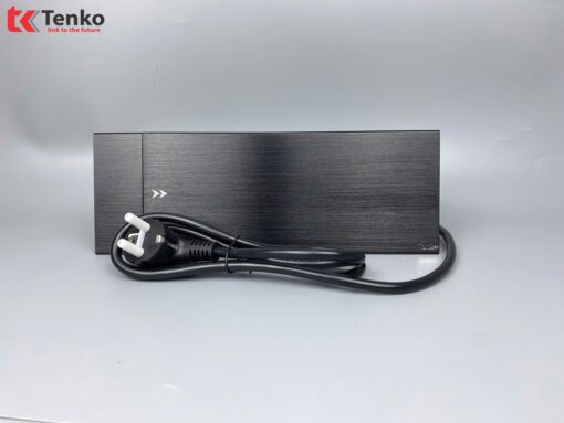 Hộp ổ điện âm bàn Tenko TK-BT02 nắp trượt màu đen