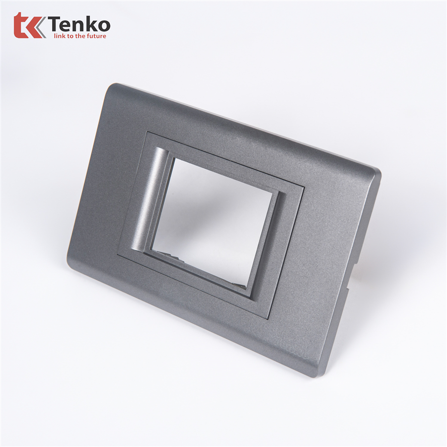 Mặt Át Đôi + Gông TK-C25-B-AD Mặt Nhựa PC Xám