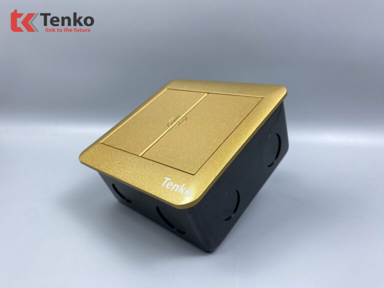 Ổ Cắm Âm Sàn + Mạng LAN (JR45) Tenko TK-DS-111S07