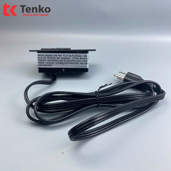 Ổ Cắm Điện Âm Bàn Chuẩn Mỹ Tenko TK-DM01