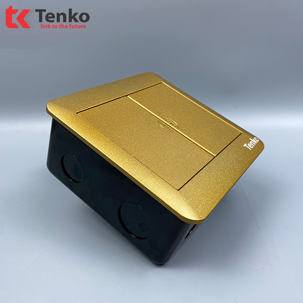 Ổ Cắm Điện Âm Sàn LAN + AUDIO + MIDI 8PIN Tenko