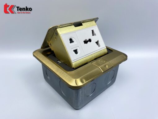 Ổ Cắm Điện Âm Sàn Tenko TK-J02-15 Màu Vàng