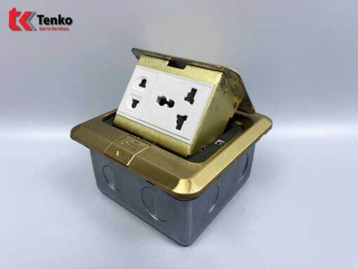 Ổ Cắm Điện Âm Sàn Tenko TK-J02-15 Màu Vàng