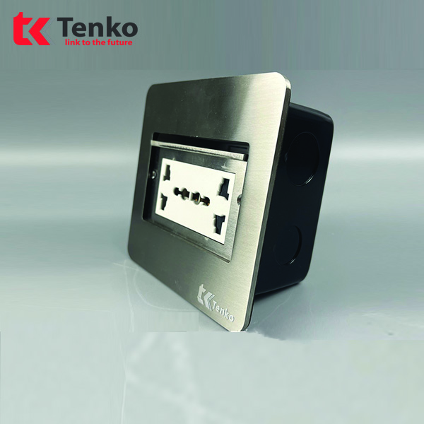 Ổ Cắm Điện Âm Sàn TK-DS11-04