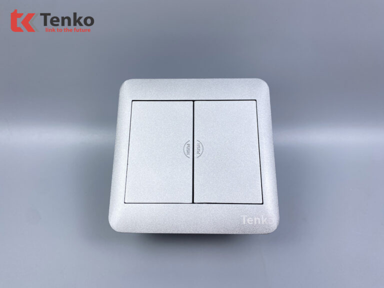 Ổ Cắm Điện Đôi 3 Chấu Âm Sàn TK-DS-111S04 Bạc