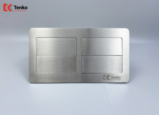 Ổ Cắm Điện Đôi 3 Chấu Âm Sàn TK-DS-211S04