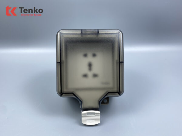 Ổ Cắm Đôi 3 Chấu Chống Nước Tenko TK-IP66-01