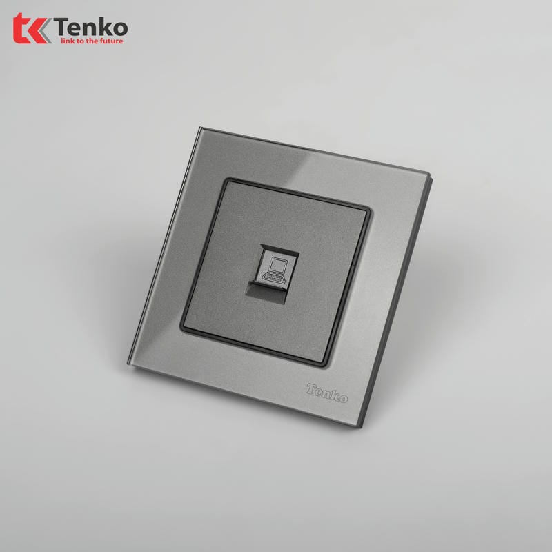 Ổ Cắm Mạng LAN Mặt Kính Cường Lực TK-F71D-50
