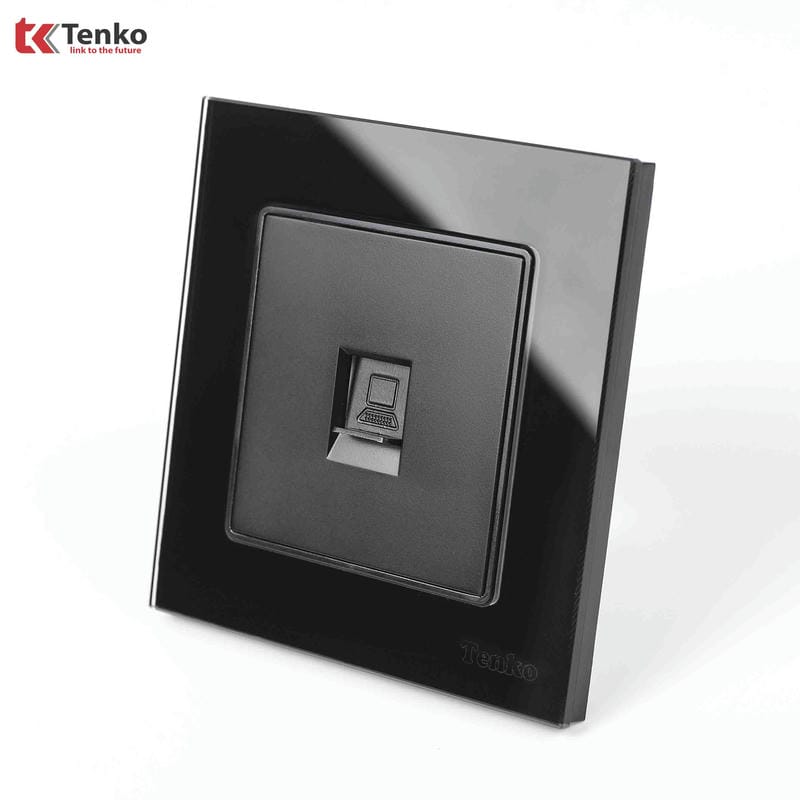Ổ Cắm Mạng LAN Mặt Kính Cường Lực TK-F71D-50D