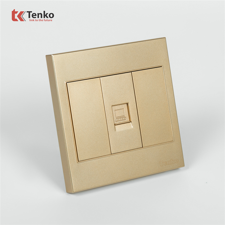 Ổ Cắm Mạng LAN (RJ45) Mặt Nhựa ABS Tenko TK-V1-073