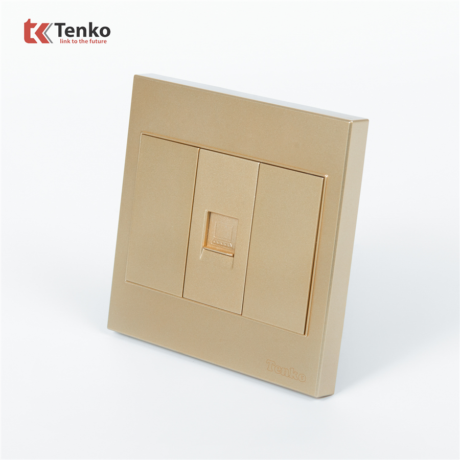 Ổ Cắm Mạng LAN (RJ45) Mặt Nhựa ABS Tenko TK-V1-073