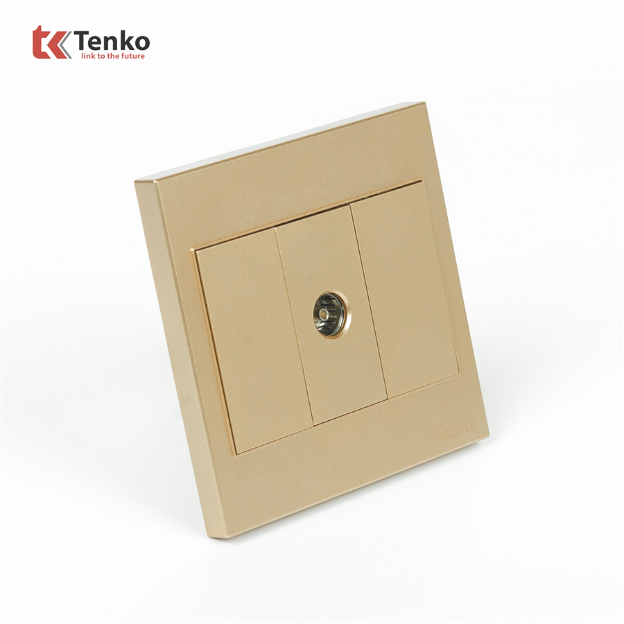 Ổ Cắm TV Mặt Nhựa ABS Tenko TK-V1-071