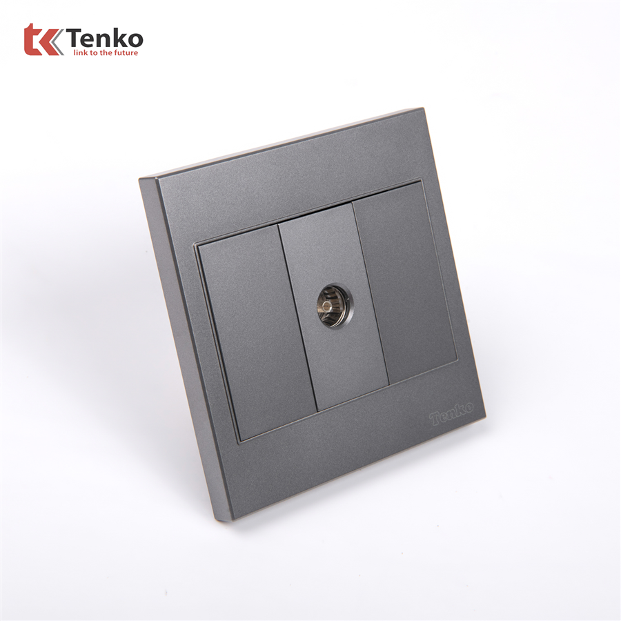 Ổ Cắm TV Mặt Nhựa ABS Tenko TK-V1-071
