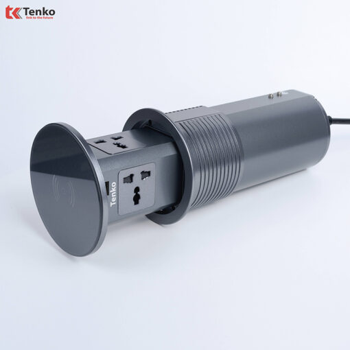 Ổ Điện Âm Bàn Đảo Bếp Tenko TK-HX10 Ghi Xám