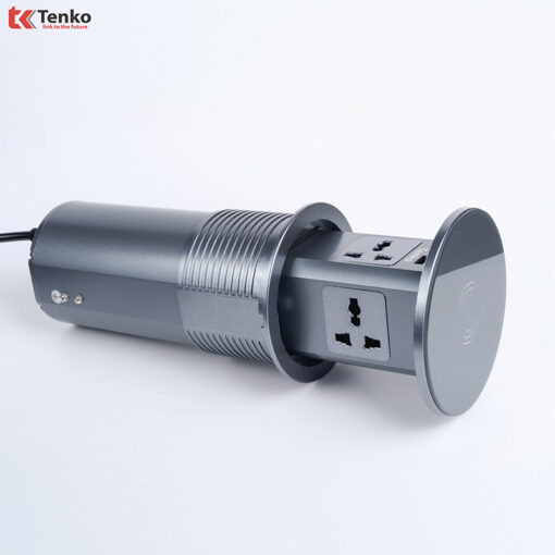 Ổ Điện Âm Bàn Đảo Bếp Tenko TK-HX10 Ghi Xám