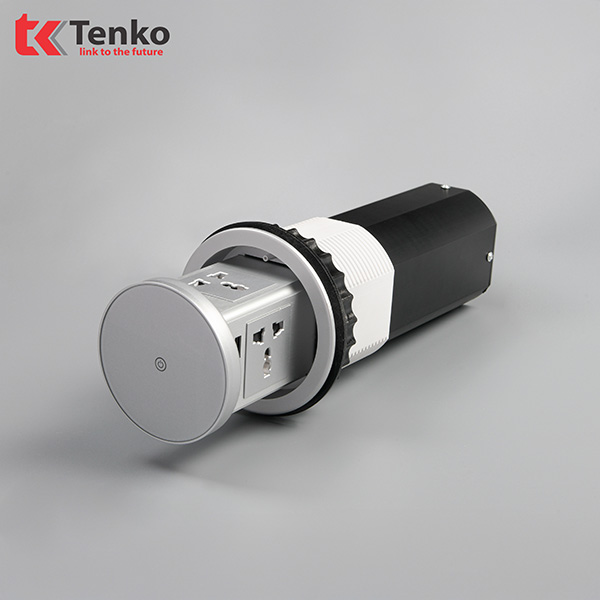 Ổ Điện Âm Bàn Đảo Bếp Tenko TK-HX9 Plus Xám
