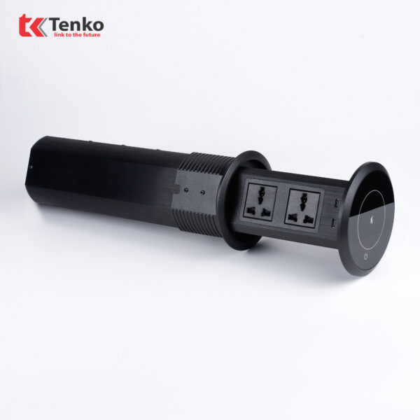 Ổ điện âm bàn đảo bếp TK-HX9 Màu Đen chính hãng