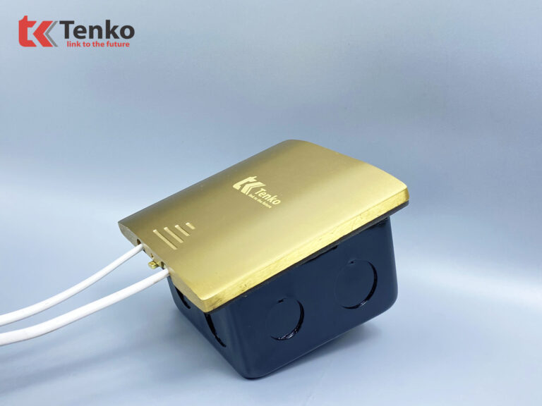Ổ Mạng LAN (RJ4 Âm Sàn Chống Nước TK-J06-07 Vàng