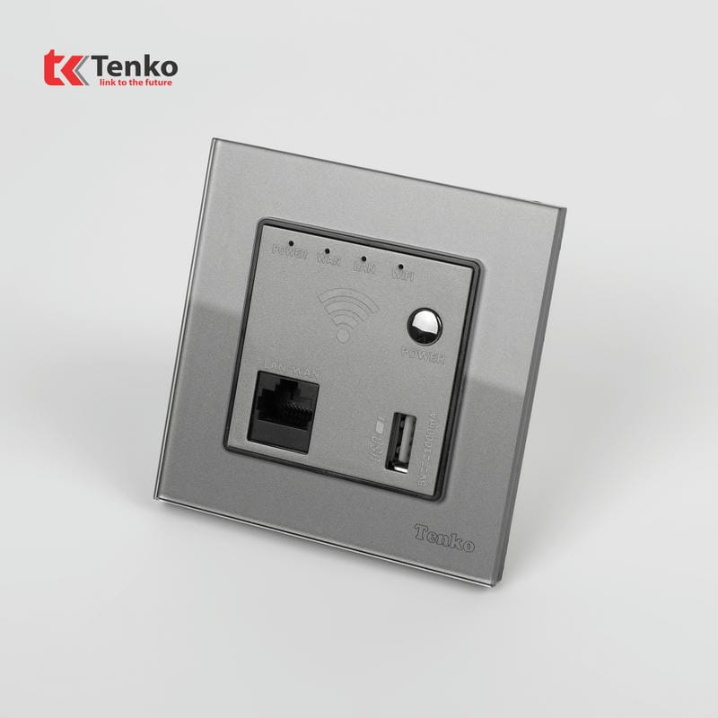 Ổ Wifi Âm Tường Mặt Kính Cường Lực TK-F71D-69