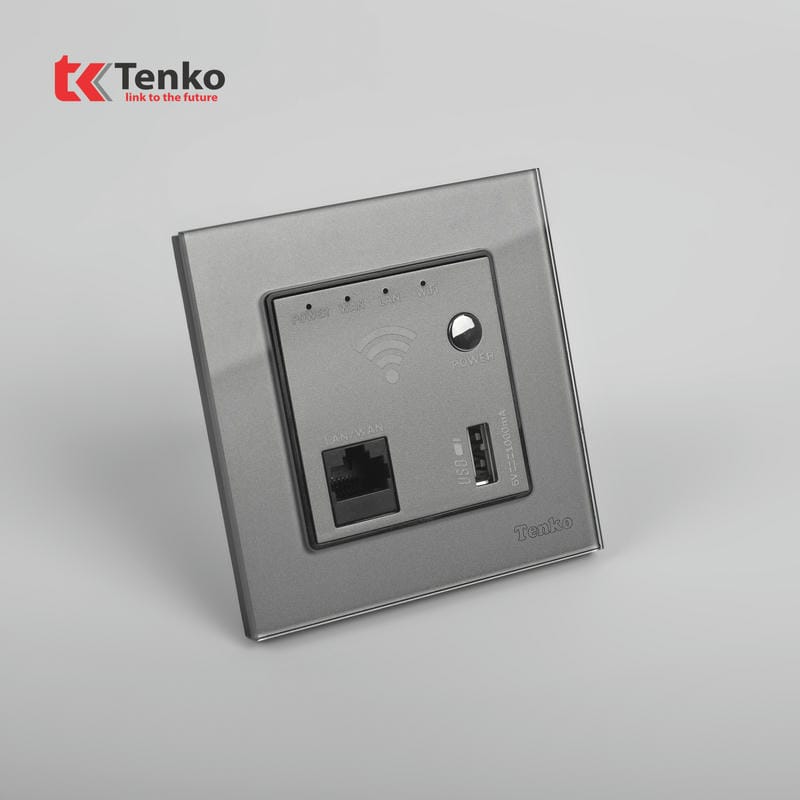Ổ Wifi Âm Tường Mặt Kính Cường Lực TK-F71D-69