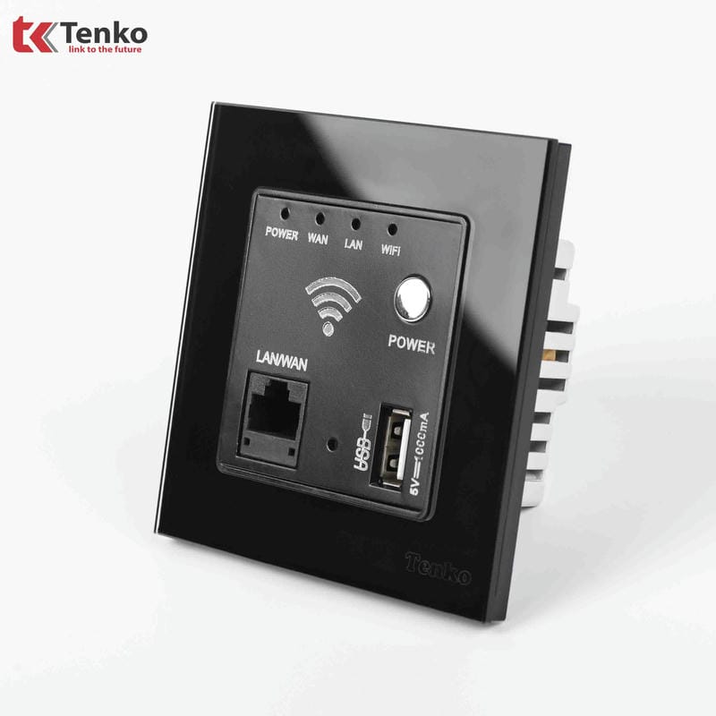 Ổ Wifi Âm Tường Mặt Kính Cường Lực TK-F71D-69D