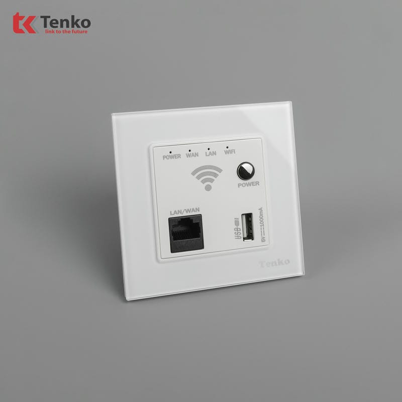 Ổ Wifi Âm Tường Mặt Kính Cường Lực TK-F71D-69T