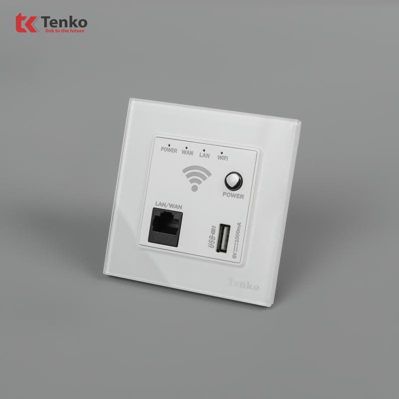 Ổ Wifi Âm Tường Mặt Kính Cường Lực TK-F71D-69T