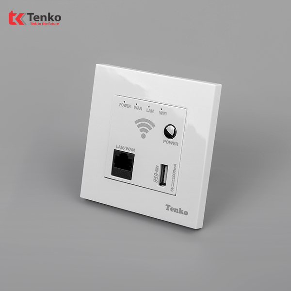 Ổ Wifi Âm Tường Mặt Nhựa Cao Cấp TT-69 Trắng