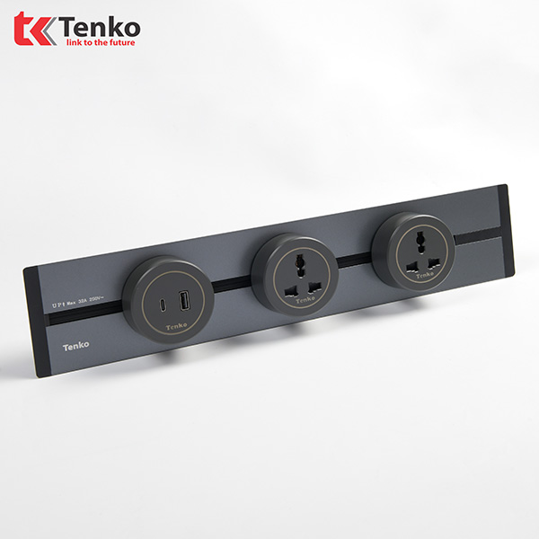 Thanh Ray Âm 40 cm Tenko TK-RA40A Xám