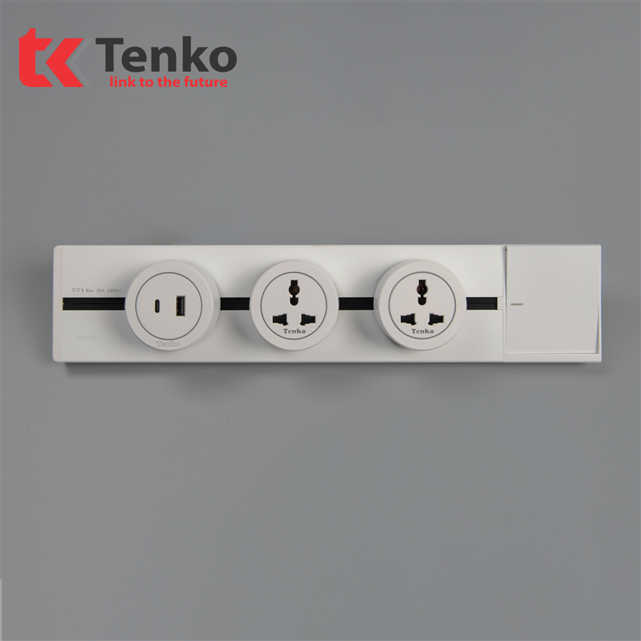 Thanh Ray Nổi 40cm Tenko TK-RA40N Trắng