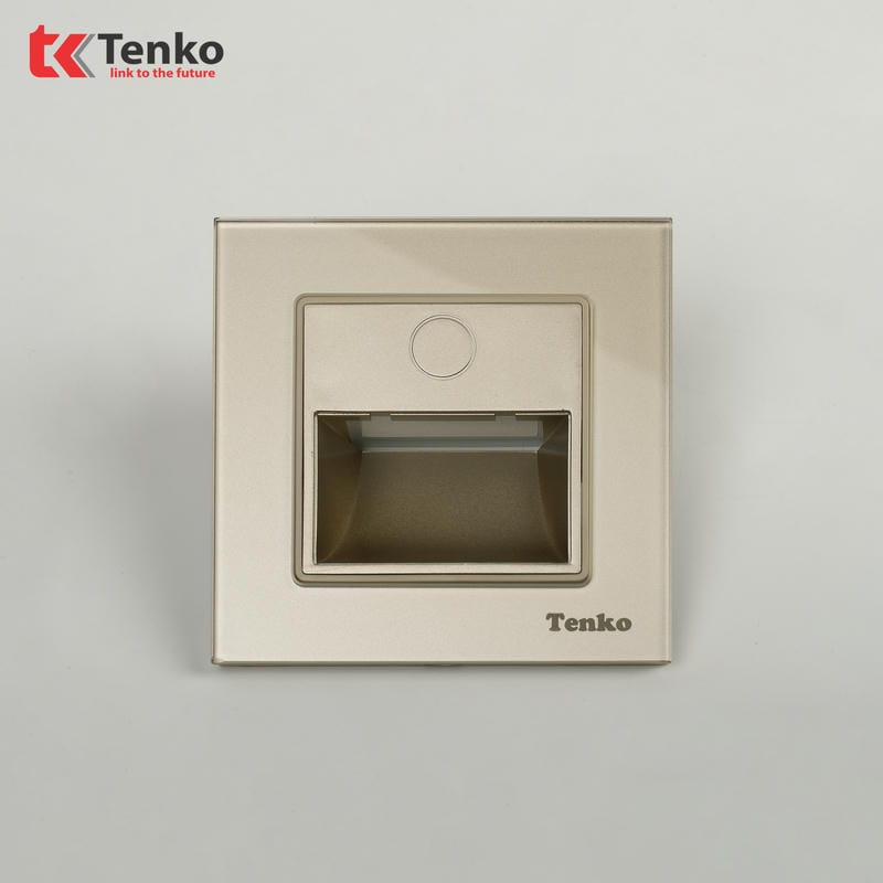 Đèn LED Âm Tường Mặt Kính Cường Lực F71D-93 Vàng