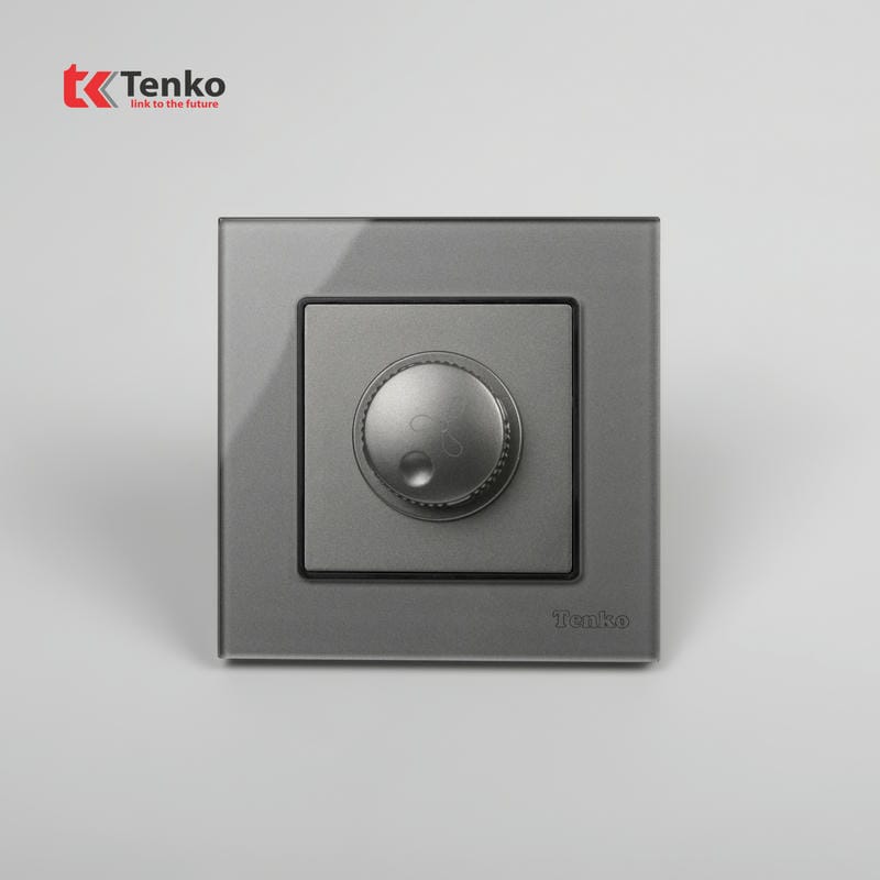 Chiết Áp Quạt 300W Mặt Kính Cường Lực TK-F71D-62