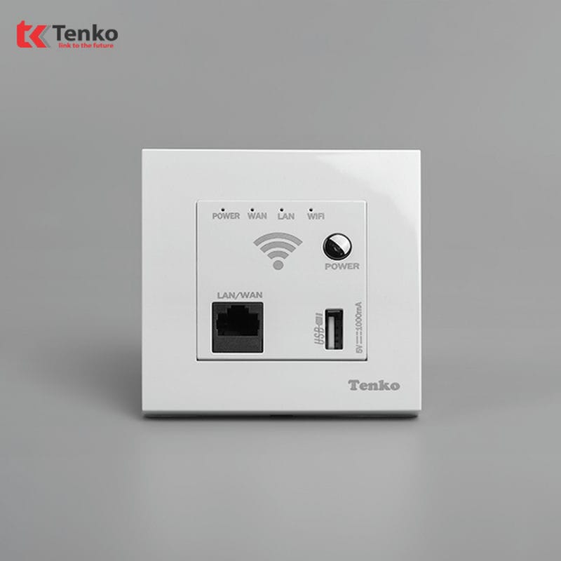 Ổ Wifi Âm Tường Mặt Nhựa Cao Cấp TT-69 Trắng