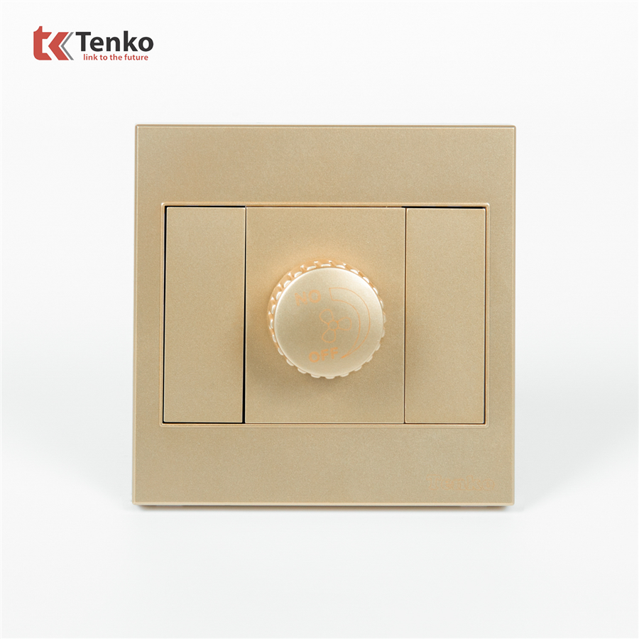 Chiết Áp Quạt Mặt Nhựa ABS Tenko TK-V1-086