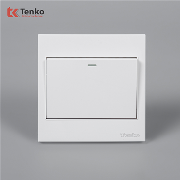 Công Tắc 1 Nút Mặt Nhựa ABS Tenko TK-V1-01