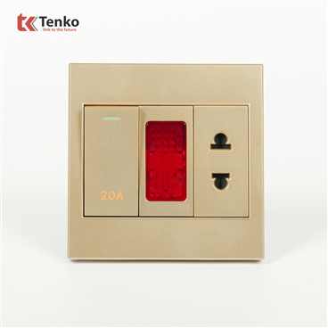 Công Tắc 20A Công Suất Cao Kèm Đèn Báo TK-V1-080