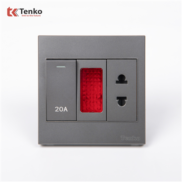 Công Tắc 20A Công Suất Cao Kèm Đèn Báo TK-V1-080